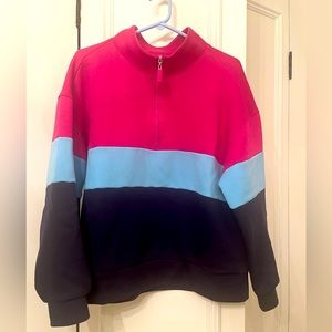 Addison Bay Varsity Quarter Zip- Large